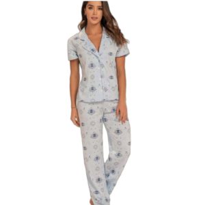 PIJAMA CON PANTALON LARGO