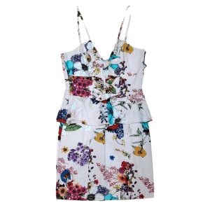 VESTIDO CORTO CON MOÑOS